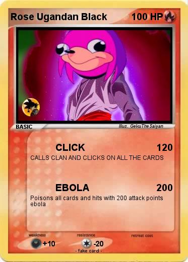 Pokemon Rose Ugandan Black