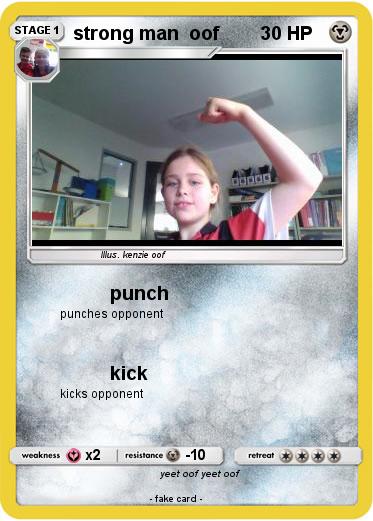 Pokemon strong man  oof