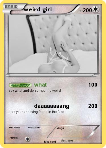 Pokemon weird girl