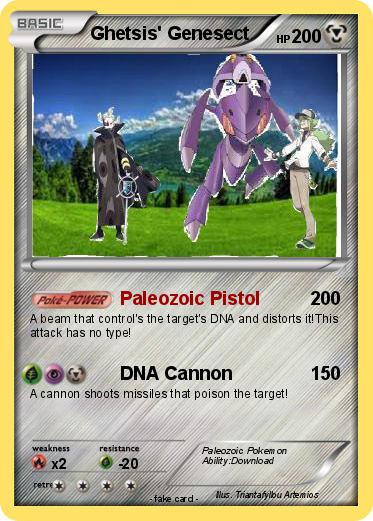 Pokemon Ghetsis' Genesect