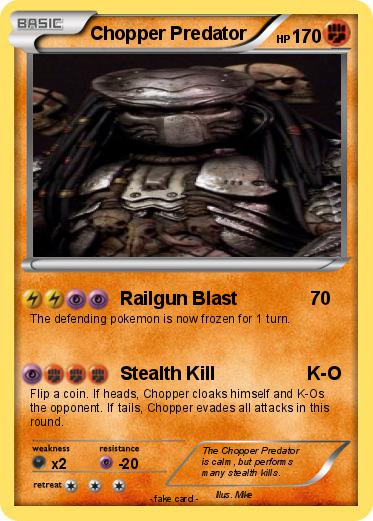 Pokemon Chopper Predator