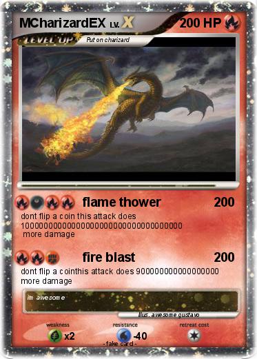 Pokemon MCharizardEX