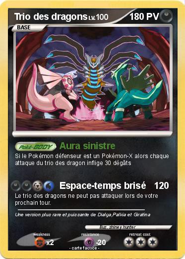 Pokemon Trio des dragons