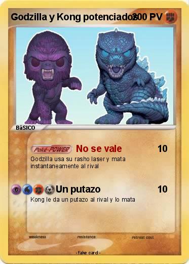 Pokemon Godzilla y Kong potenciados