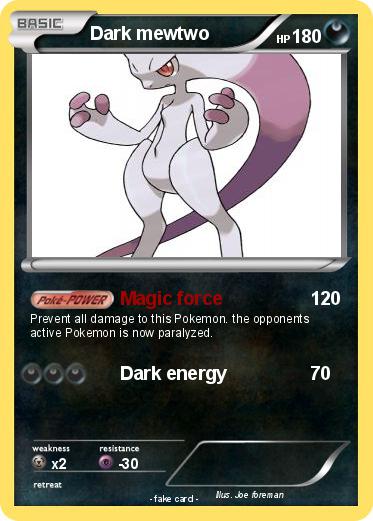 Pokemon Dark mewtwo
