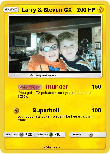 Pokemon Larry & Steven GX