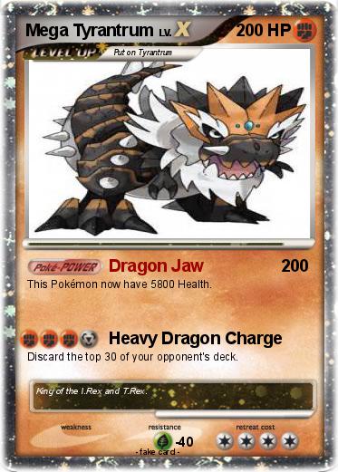 Pokemon Mega Tyrantrum