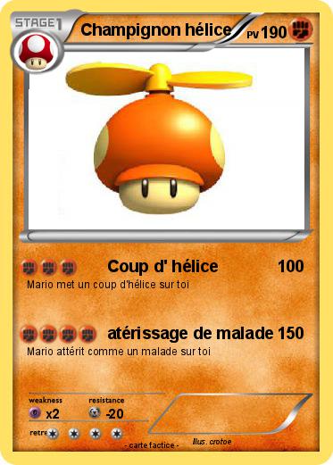 Pokemon Champignon hélice