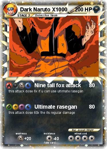 Pokemon Dark Naruto X1000