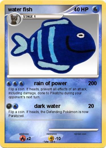 Pokemon water fish