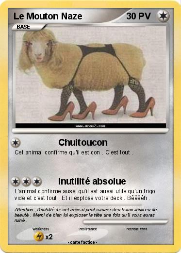 Pokemon Le Mouton Naze