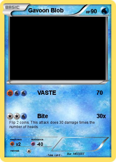 Pokemon Gavoon Blob