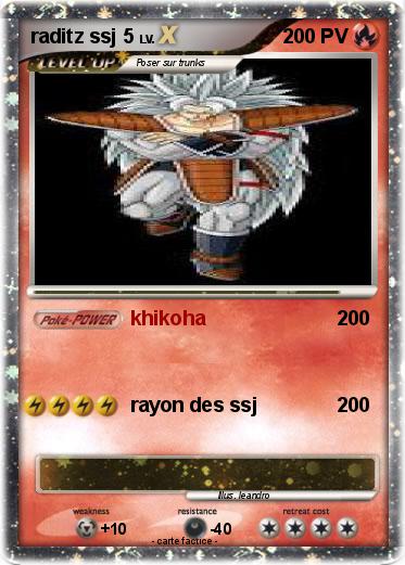 Pokemon raditz ssj 5