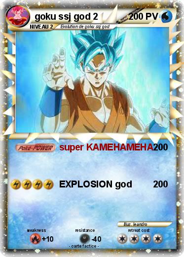Pokemon goku ssj god 2
