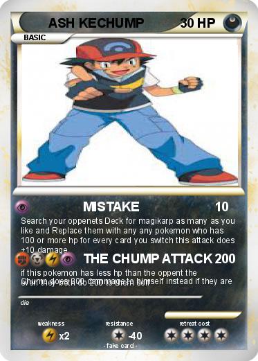 Pokemon ASH KECHUMP