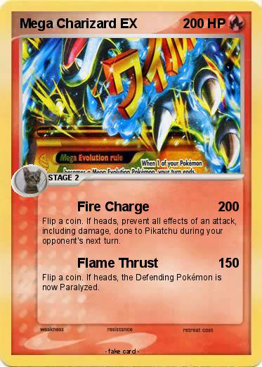 Pokemon Mega Charizard EX