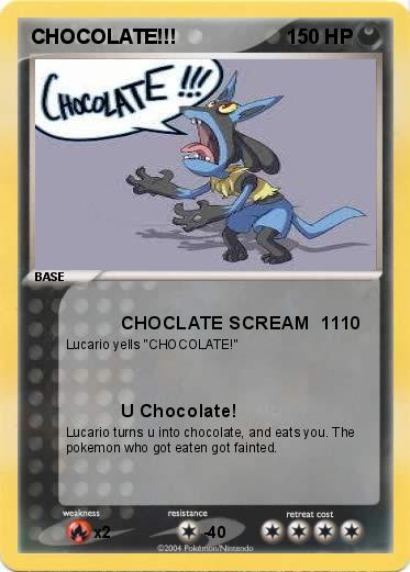 Pokemon CHOCOLATE!!!