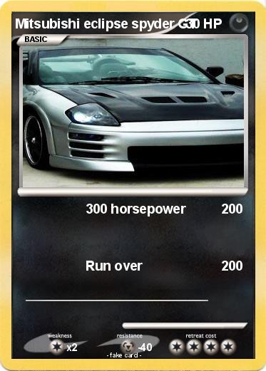 Pokemon Mitsubishi eclipse spyder GT