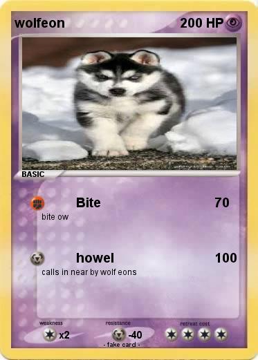 Pokemon wolfeon