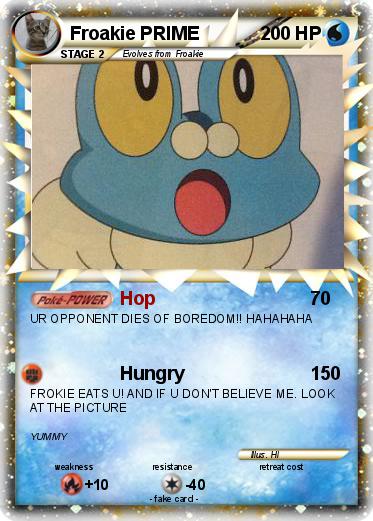 Pokemon Froakie PRIME