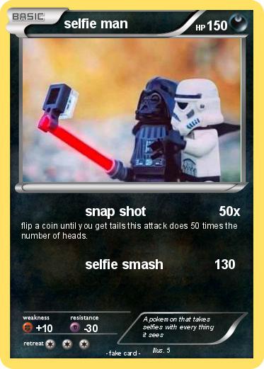 Pokemon selfie man