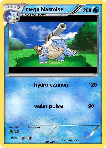 Pokemon mega blastoise