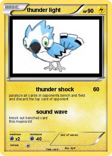 Pokemon thunder light