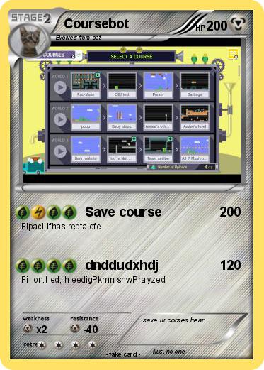 Pokemon Coursebot