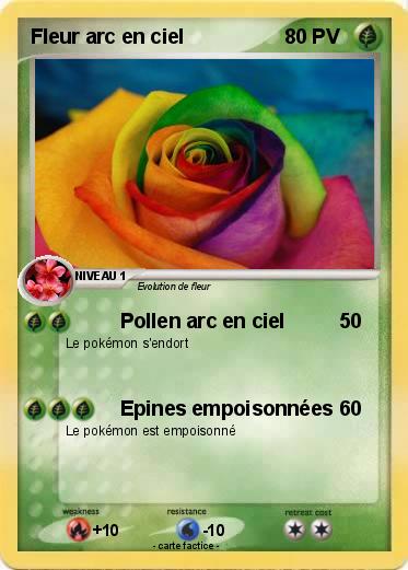 Pokemon Fleur arc en ciel