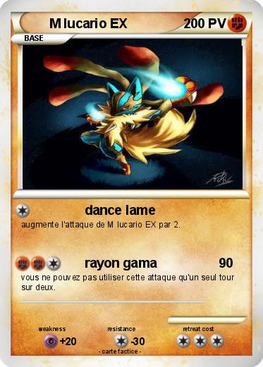 Pokemon M lucario EX
