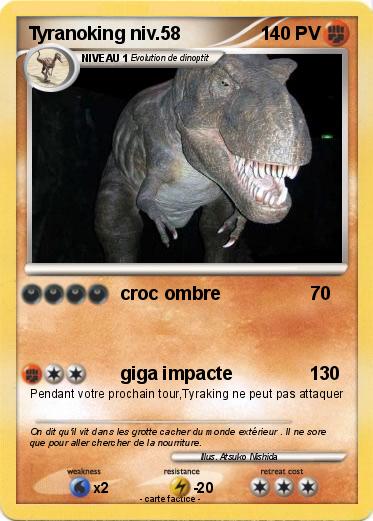 Pokemon Tyranoking niv.58