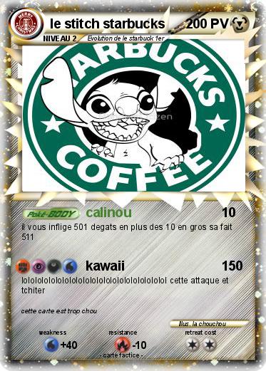 Pokemon le stitch starbucks