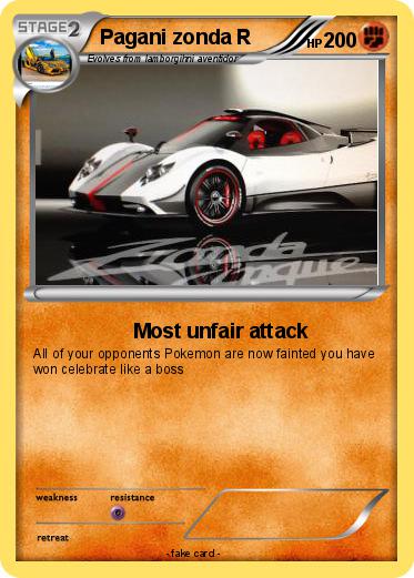 Pokemon Pagani zonda R