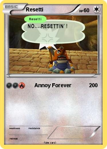 Pokemon Resetti