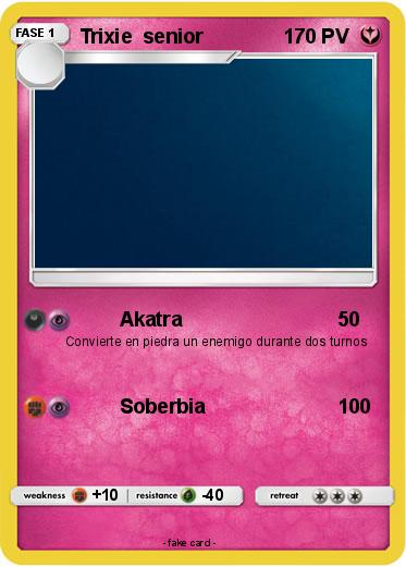 Pokemon Trixie  senior