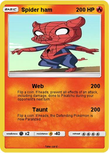 Pokemon Spider ham