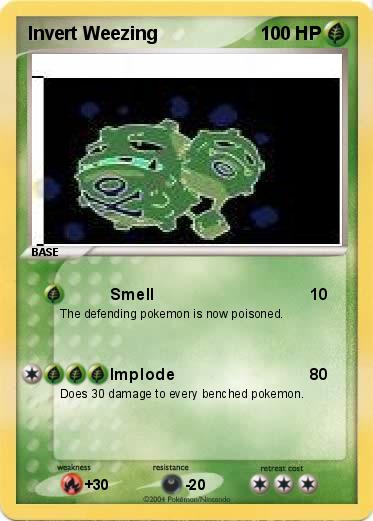 Pokemon Invert Weezing