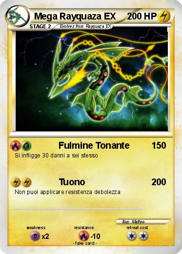 Pokemon Mega Rayquaza EX