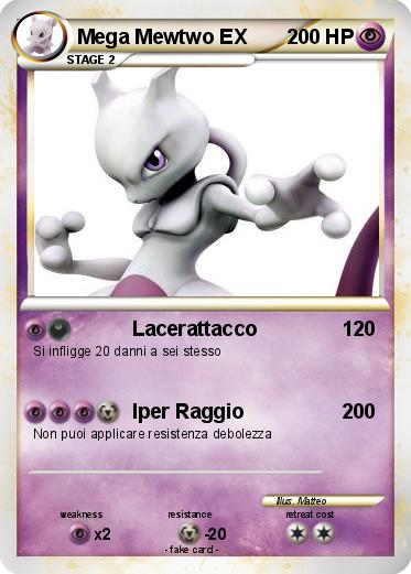 Pokemon Mega Mewtwo EX