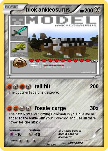 Pokemon blok ankleosurus