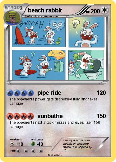 Pokemon beach rabbit