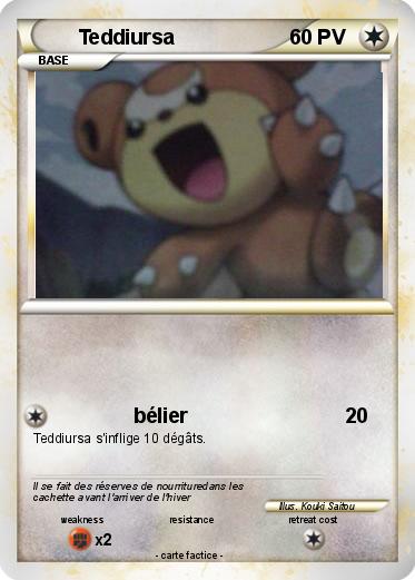 Pokemon Teddiursa