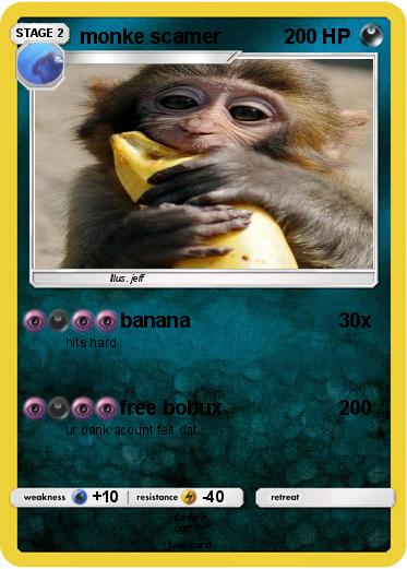 Pokemon monke scamer