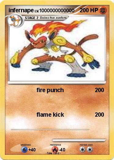 Pokemon infernape