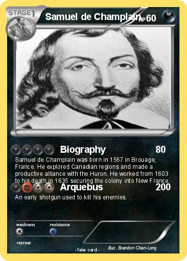 Pokemon Samuel de Champlain