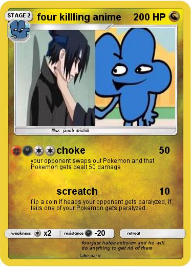 Pokemon four killling anime