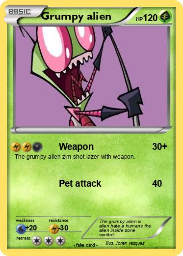 Pokemon Grumpy alien