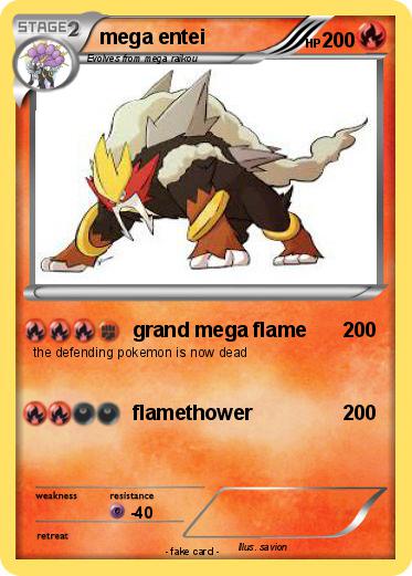 Pokemon mega entei