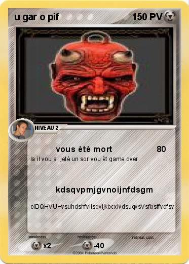 Pokemon u gar o pif