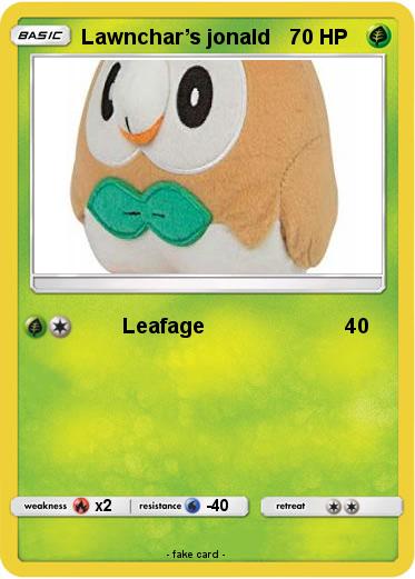 Pokemon Lawnchar’s jonald